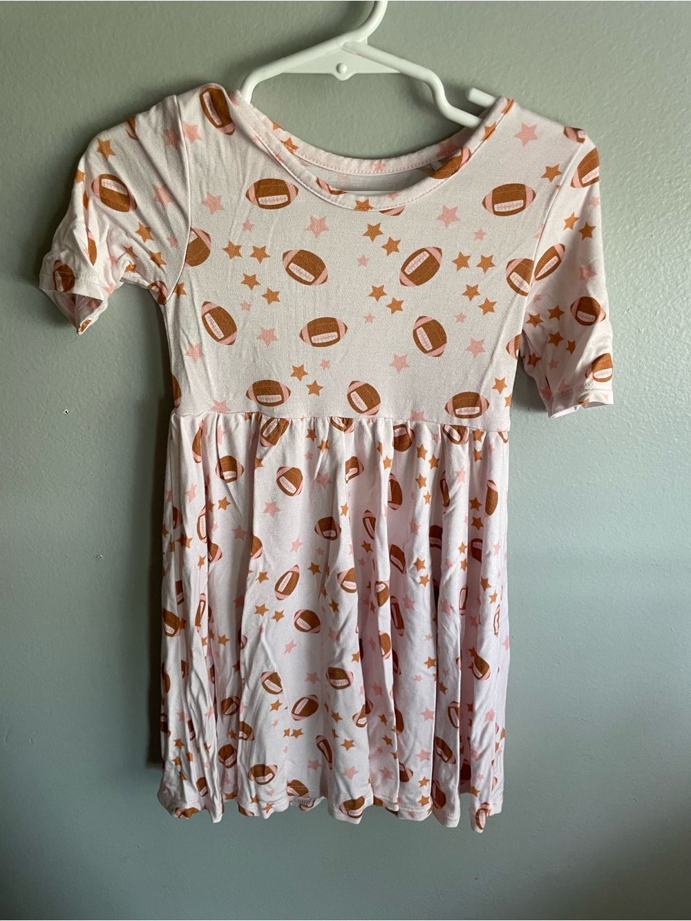 2T Little Snuggles Bamboo Football Dress